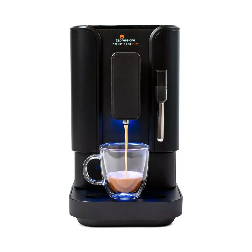 Espressione Concierge Elite Coffee Espresso Machine Infinite Black 20Bar Grinder